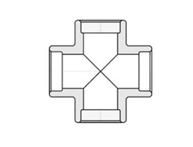 ASME B16.11 Socket Weld Cross Dimensions