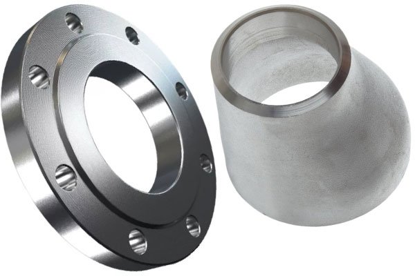 Exhaust Stainless Steel Flanges – 57mm (2.25") Bore, 2-Bolt – Pair