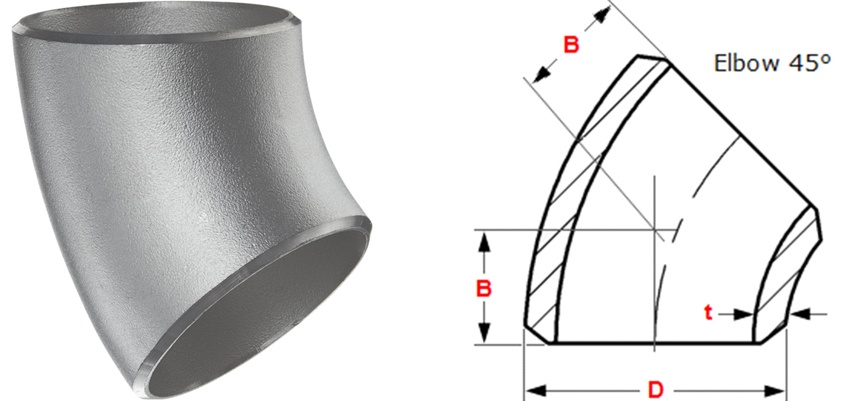 45 Degree Short Radius Elbow Manufacturers in India