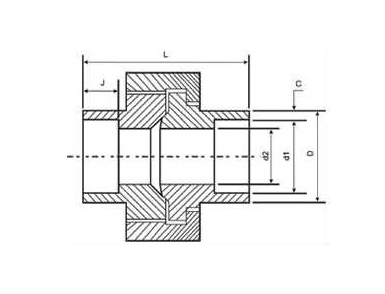 ASME B16.11 Socket Weld Union Dimensions