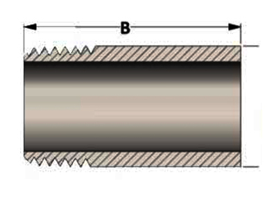 ASME B16.11 Threaded Pipe Nipples Dimensions